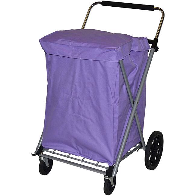 Easy Wheels Lilac Canvas Cart