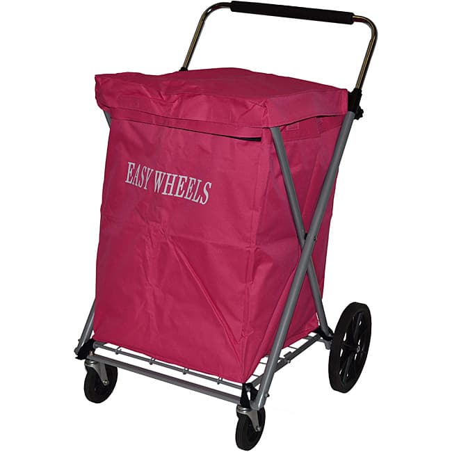 Easy Wheels Fuchsia Canvas Cart