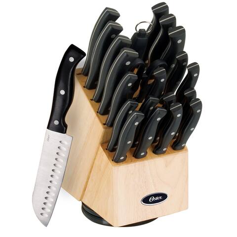 Oster Winsted 22-piece Stainless Steel Cutlery Block Set