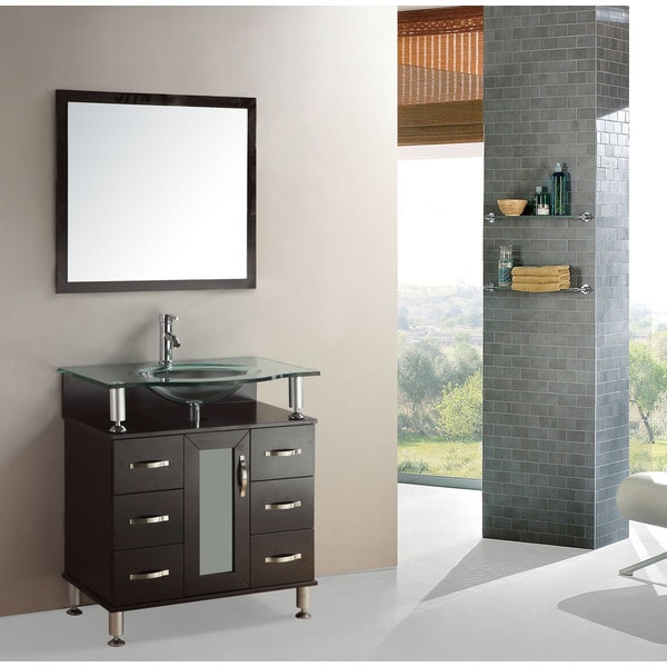 Shop Kokols Modern Bathroom 32-inch Vanity Cabinet Set ...