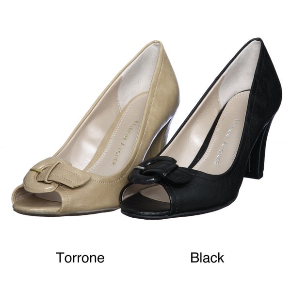 Etienne Aigner Womens E Day Peep toe Pumps  ™ Shopping