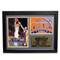 New York Knicks Jeremy Lin Photo Stat Frame 2