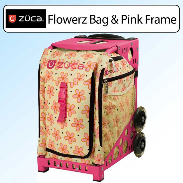 Zuca Sport Kit Flowerz Pink Frame And Sport Insert Bag