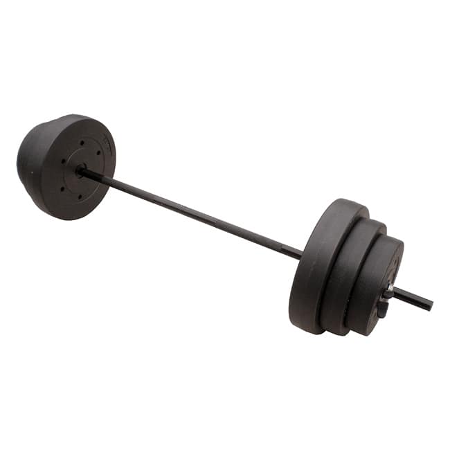 CAP Barbell 100-pound Vinyl Cement Weight Set - Black