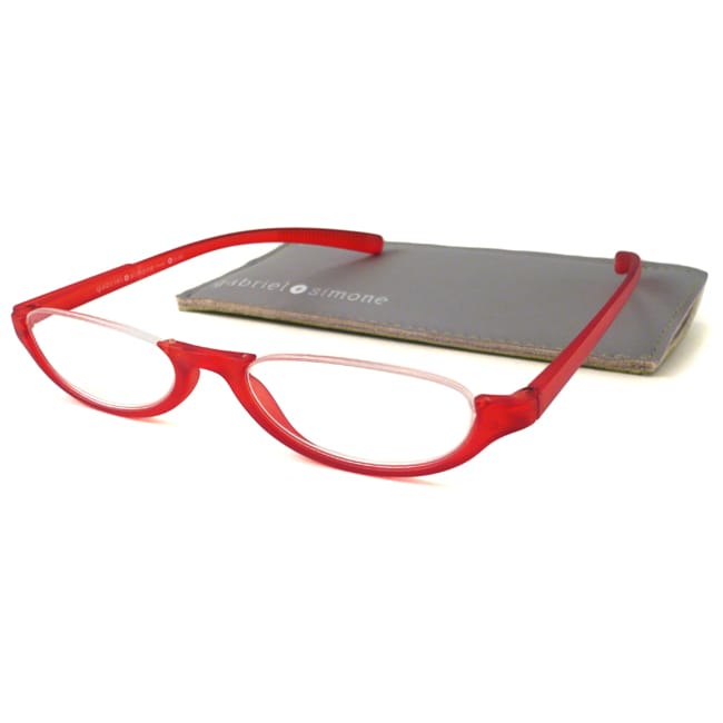 Gabriel Simone Readers Womens Orsay Red Reading Glasses L14211594