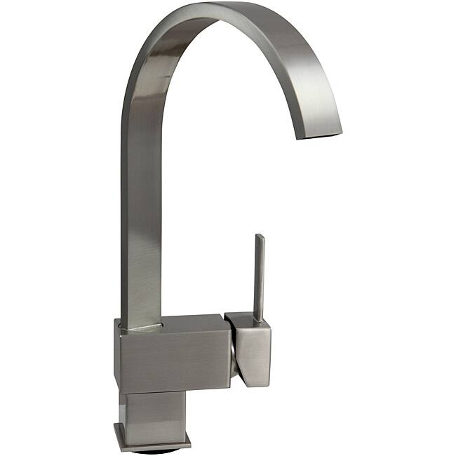 Dyconn 12.5-inch Contemporary Kitchen Brushed Nickel Faucet