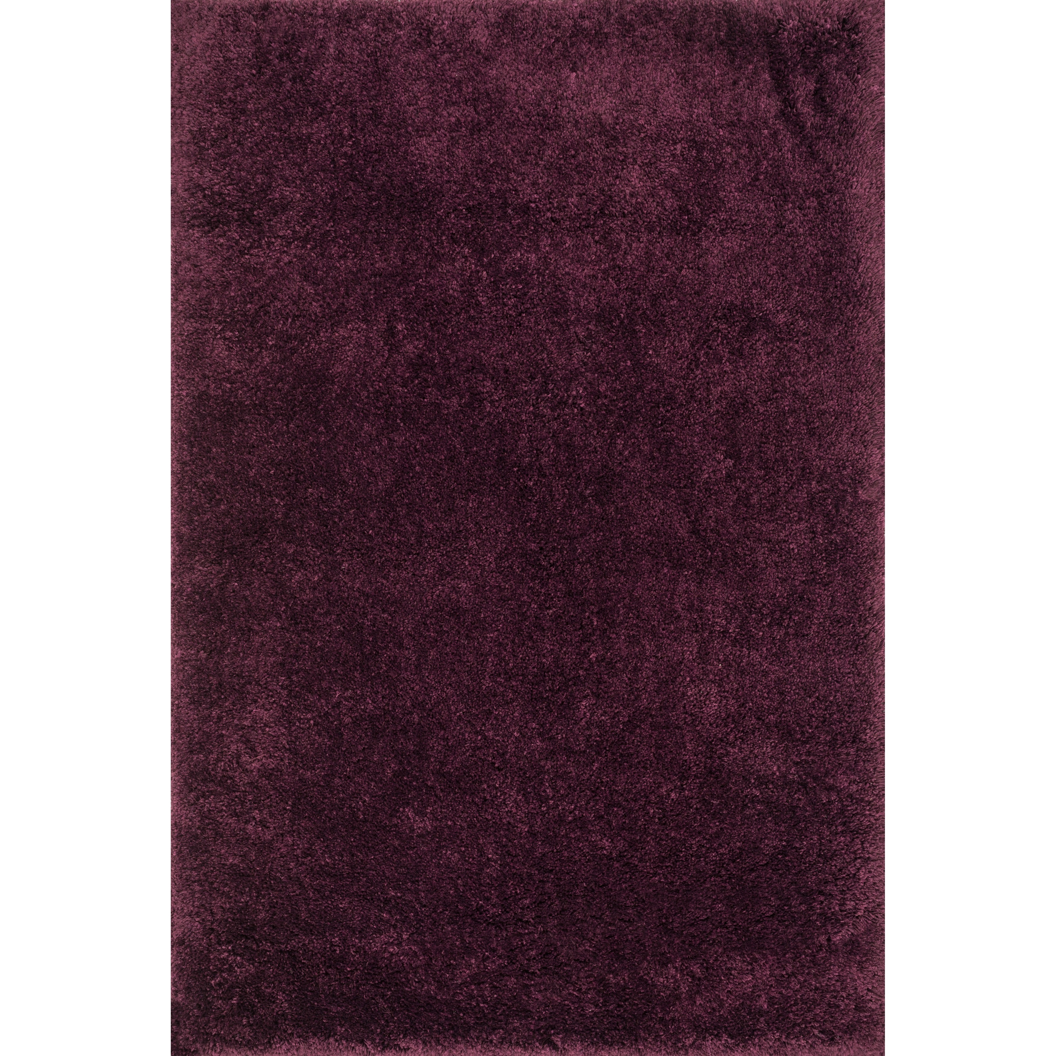 Carlisle Hand tufted Prune Shag Rug (36 X 56)