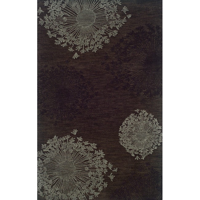 Solano Brown Grey Transitional Area Rug 5 X 8 L14211960 
