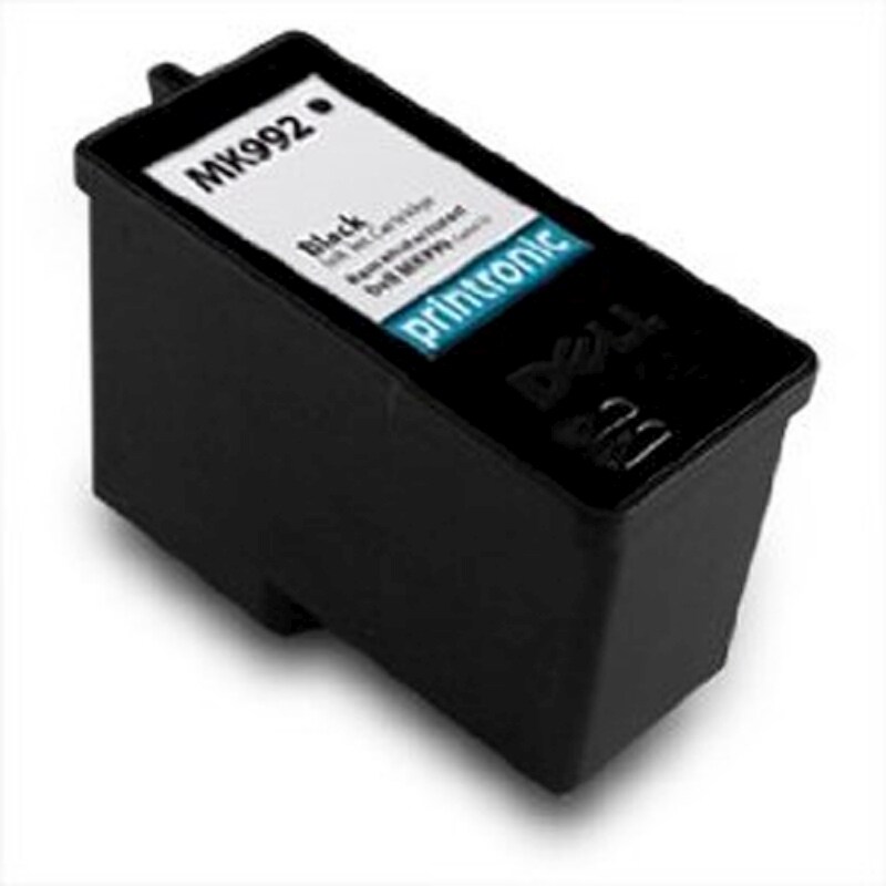 Dell 9 MK990/ MK992 Black Ink Cartridge (Remanufactured)
