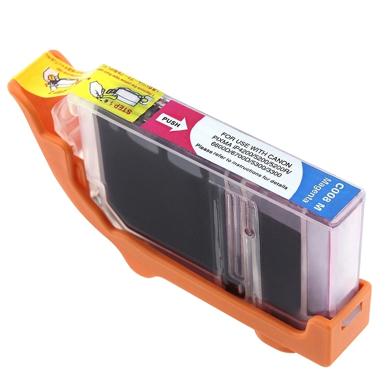 Insten Magenta Non-OEM Ink Cartridge Replacement for Canon CLI-8M/ 8 M