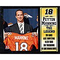 Denver Broncos Peyton Manning Stat Plaque