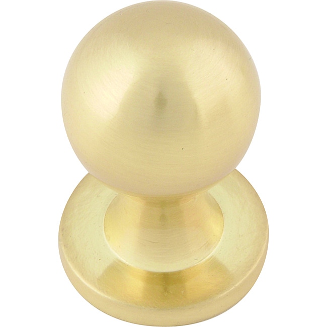 Shop Successi Collection Satin Brass 0.75-inch Nipple Cabinet Knobs ...