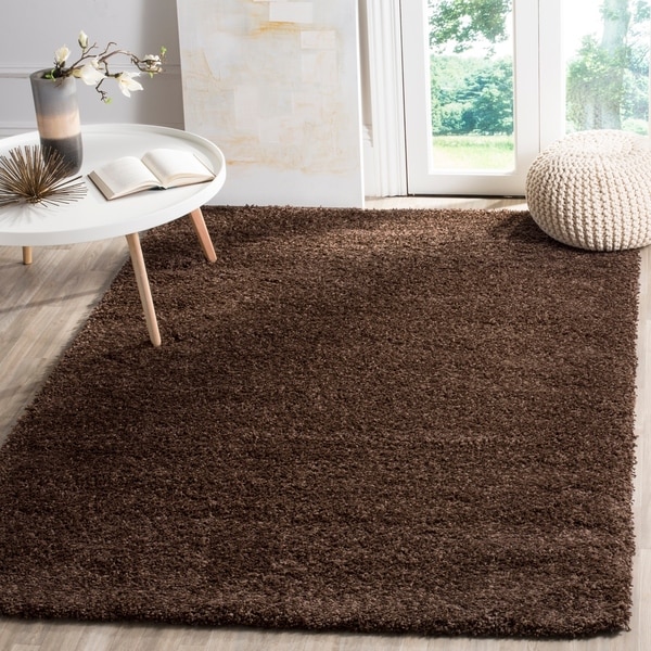 Safavieh California Cozy Plush Brown Shag Rug - 9'6 x 13'