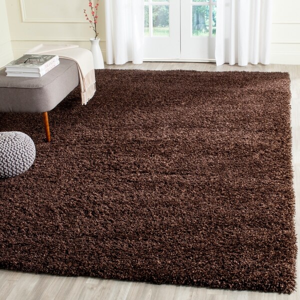 Safavieh California Cozy Plush Brown Shag Rug - 8'6 x 12'