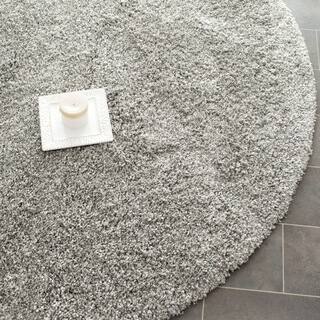 4 X Round Oval Square Area Rugs For Less Safavieh California Cozy Plush Silver Rug 4 Round