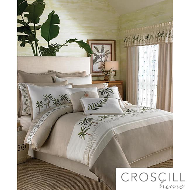 Croscill Fiji King-size 4-piece Comforter Set - White