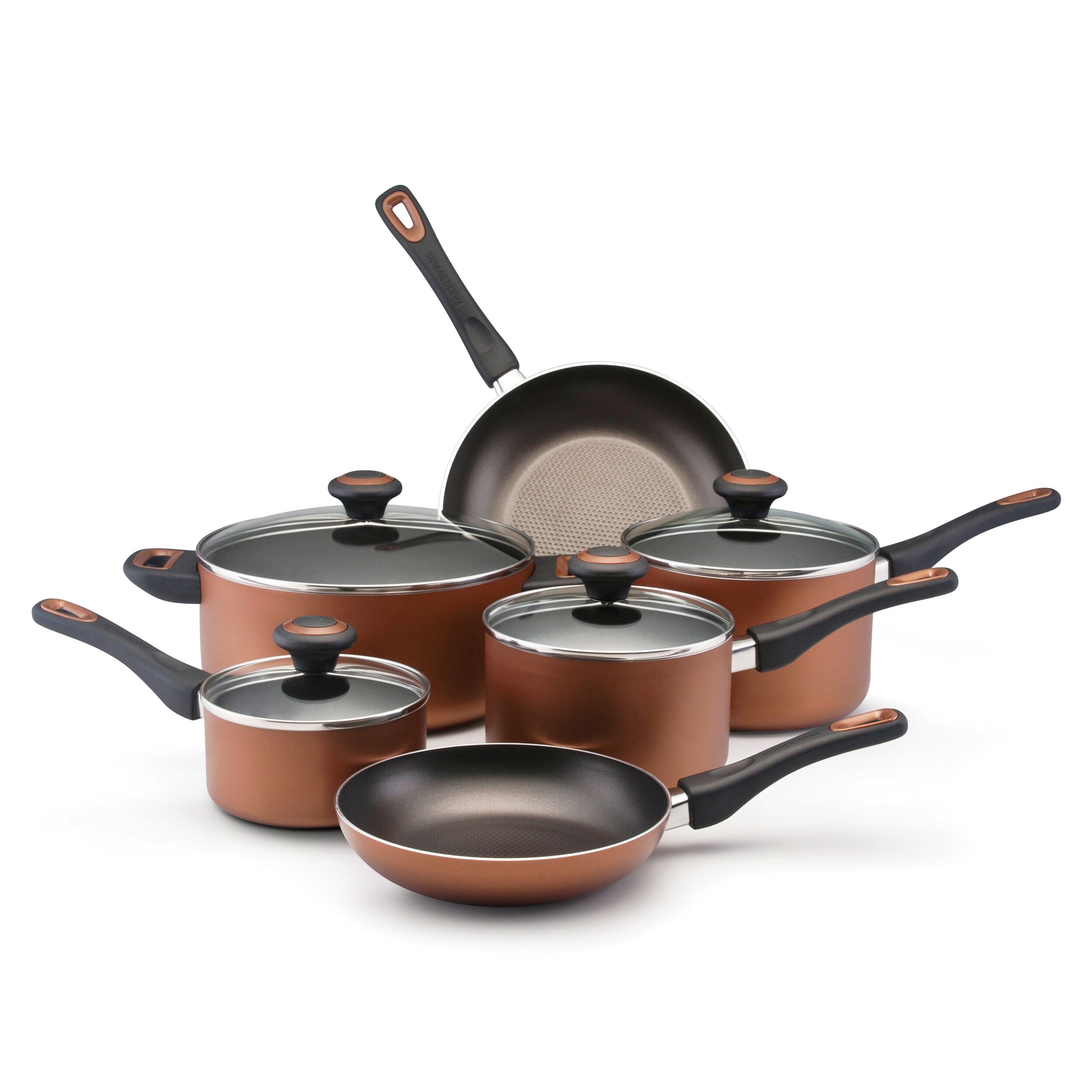 shop-farberware-10-piece-copper-nonstick-cookware-set-free-shipping