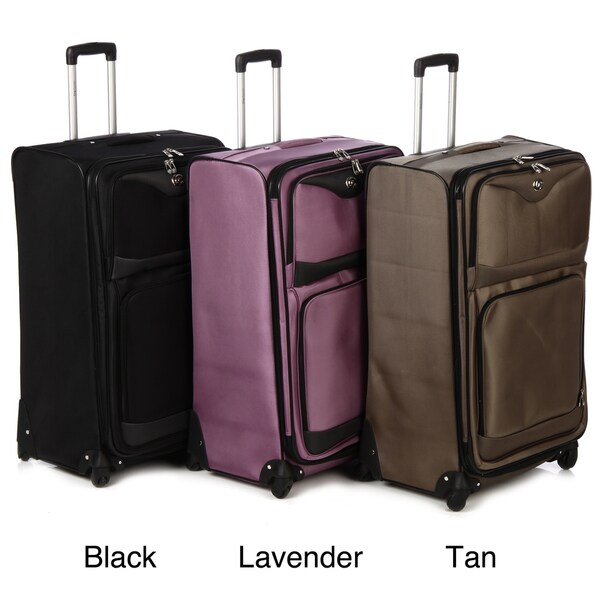 Oleg Cassini 3-piece Expandable Spinner Luggage Set