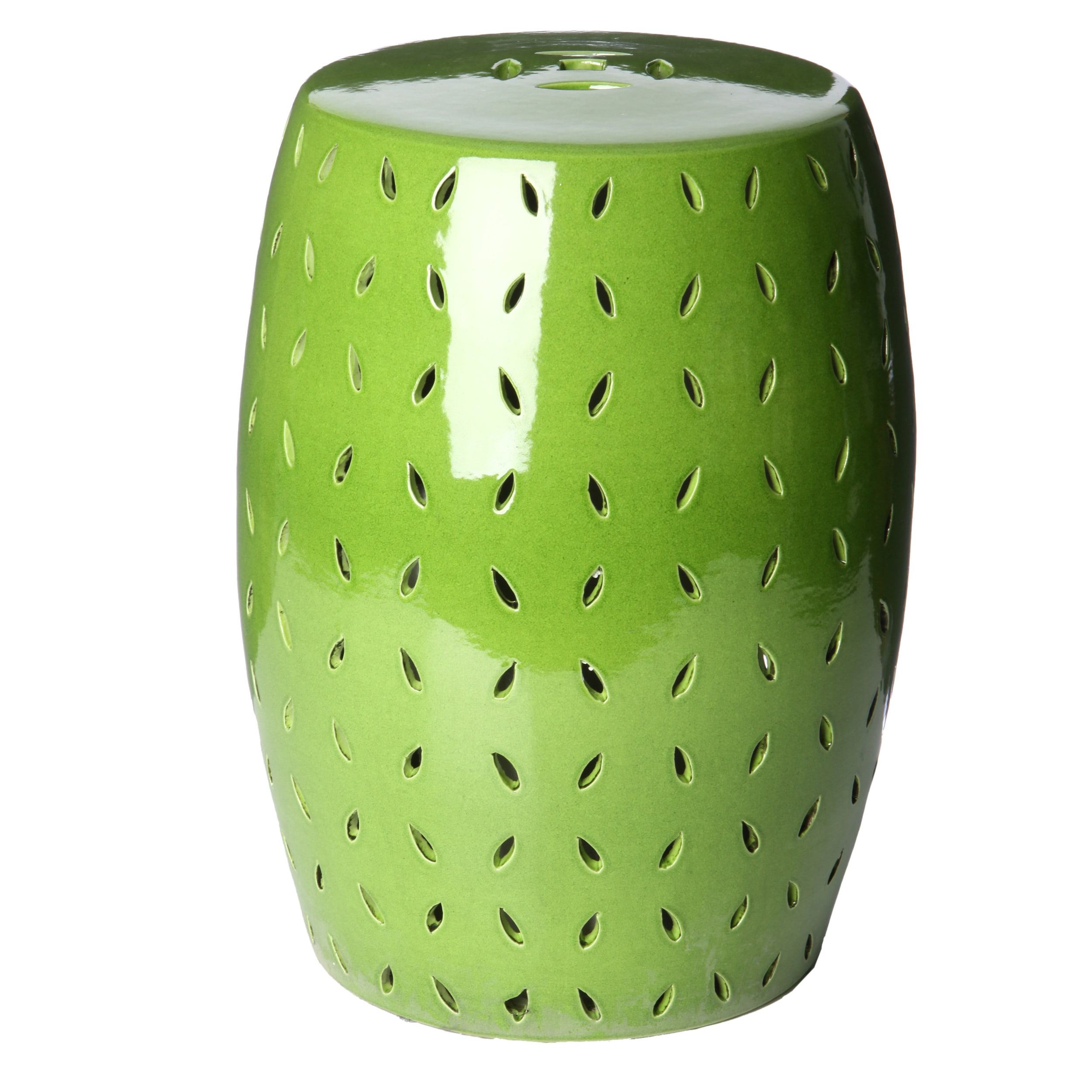 Shop Handmade Light Green Porcelain Garden Stool (China) Free