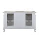 preview thumbnail 4 of 7, Silkroad Exclusive Stone Top 58-inch Double Sink Bathroom Vanity