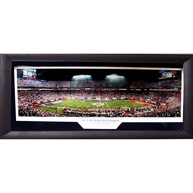 2006 Orange Bowl Champions Penn State University Panoramic Frame