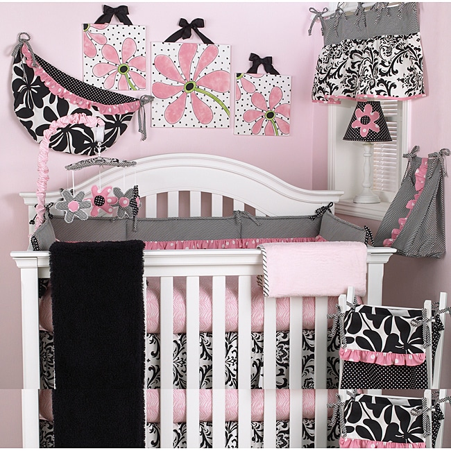 girly crib bedding