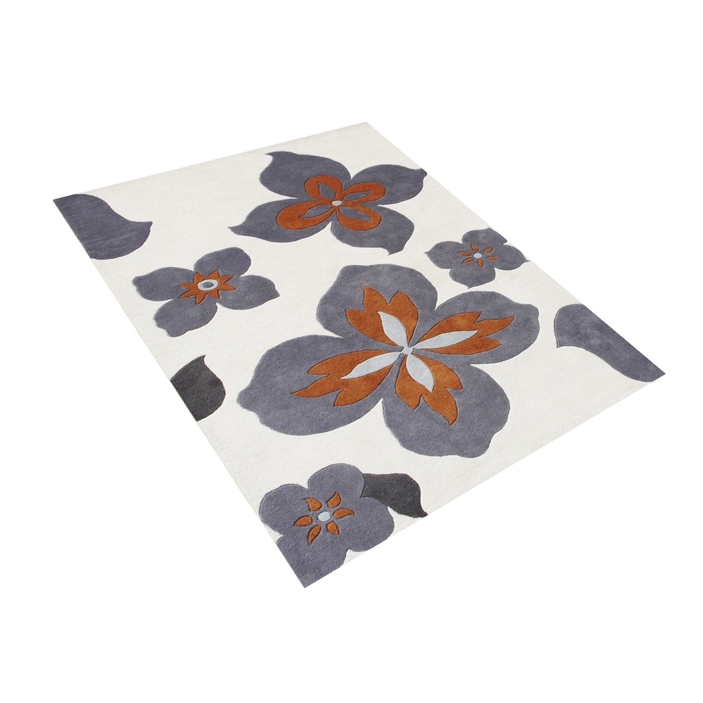 Alliyah Handmade Lambs Wool New Zealand Blend Rug - 5' x 8'