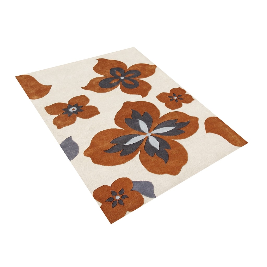 Alliyah Handmade Lambs Wool New Zealand Blend Rug - 5' x 8'