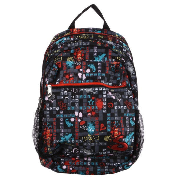 Skechers SK21331 SC MU Crosswordz 17.75 inch Kid's Backpack Skechers Kids' Backpacks