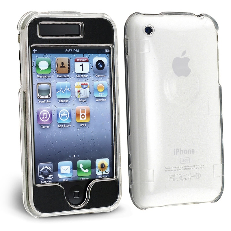 INSTEN Clear Snap-on Crystal Phone Case Cover for Apple iPhone 3G/ 3GS