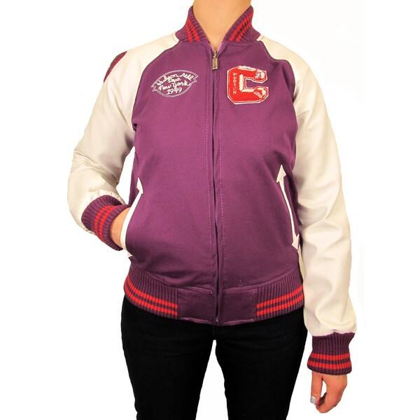 Shop Hudson Outerwear Women S Plus Size Cotton Varsity Jacket