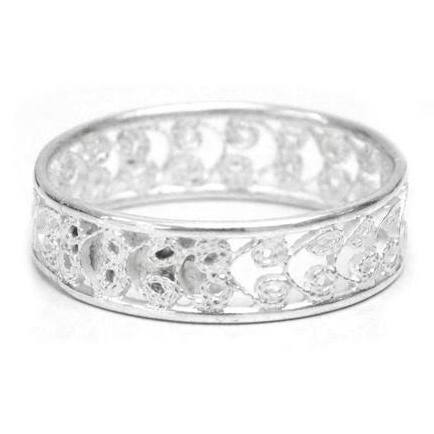 Handmade Sterling Silver 'Royal Filigree' Ring (Peru)