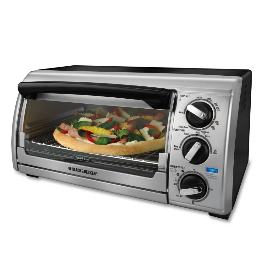 Black & Decker TRO480BS Toast-R-Oven 4-slice Toaster Oven (Refurbished)