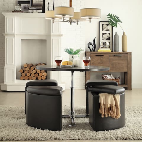 Bar Pub Table Sets Online At Our Best Dining Room Bingley Adjule E Saver 5 Piece Tail Dining Set Inspire Q Modern