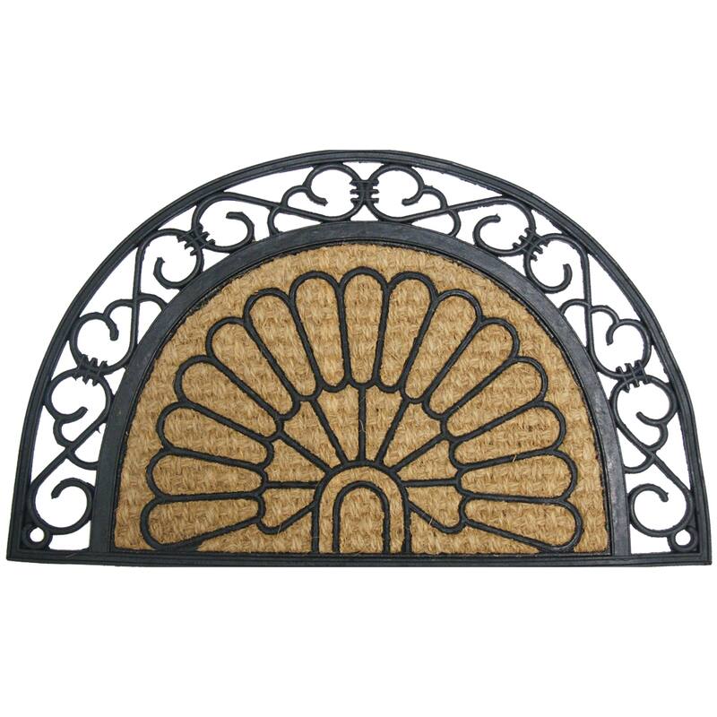 Rubber-Cal 'Tivoli Garden' Rubber Door Mat (18" x 30")