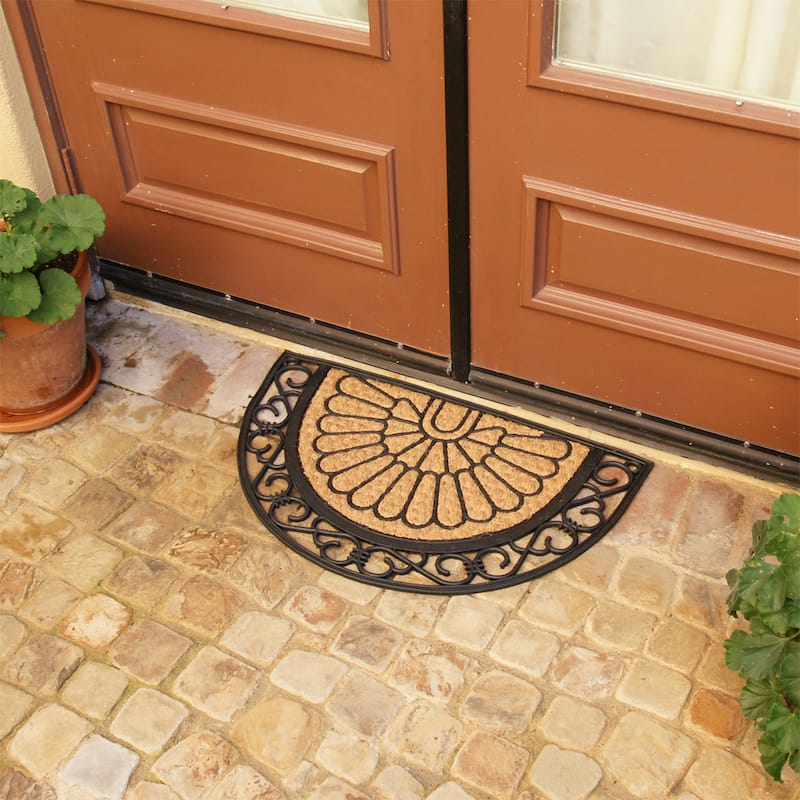 Rubber-Cal 'Tivoli Garden' Rubber Door Mat (18" x 30")