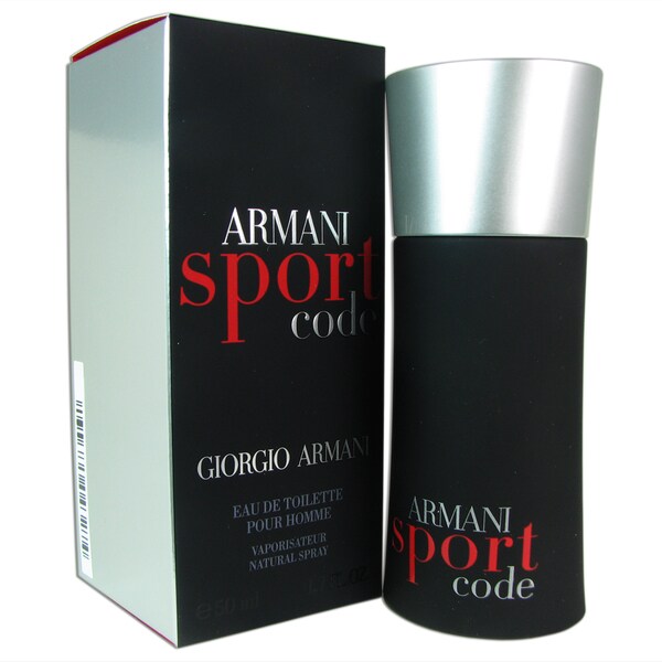 armani black code sport