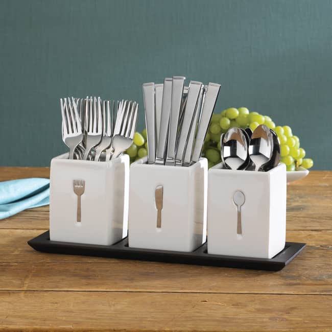 Towle Blakely 40-piece Caddies On Tray Flatware Set