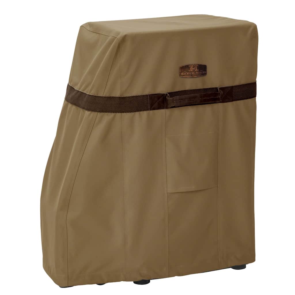 Classic Accessories Hickory Water-Resistant 17 Inch Square Smoker Grill Cover