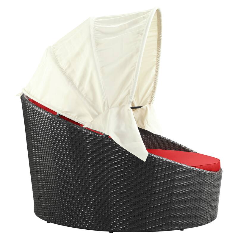 Siesta Outdoor Rattan Canopy Bed