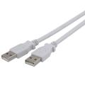 INSTEN 10-foot White Type A to A USB 2.0 Cable