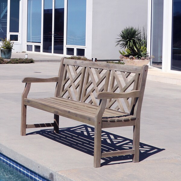 outdoor comfortable bench