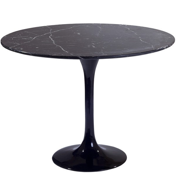 Eero Saarinen Black Marble 24-inch Side Table
