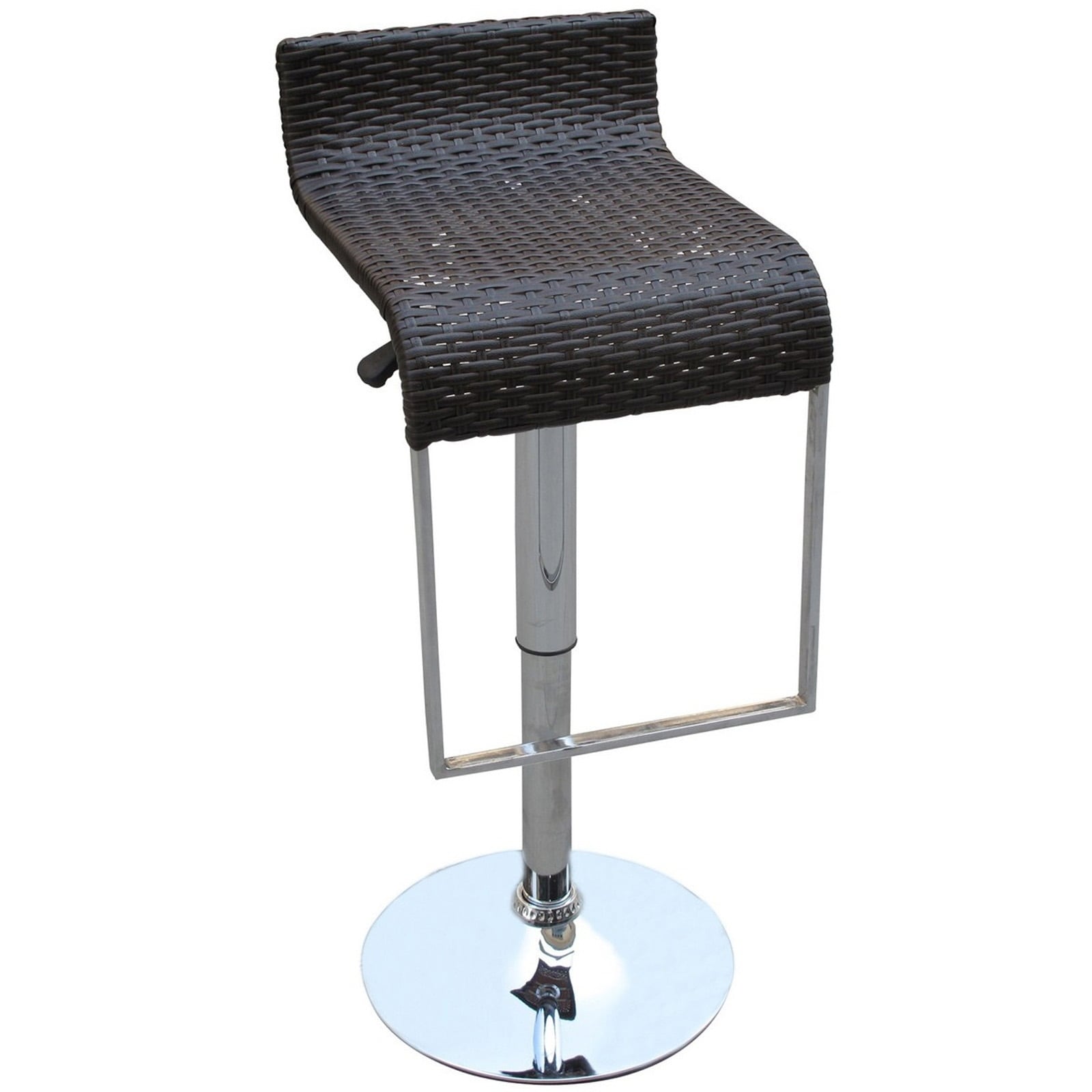 Rattan Lem Piston Bar Stool