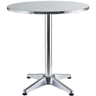 Shop Pool Modern Round Aluminum Outdoor Table - Free ...