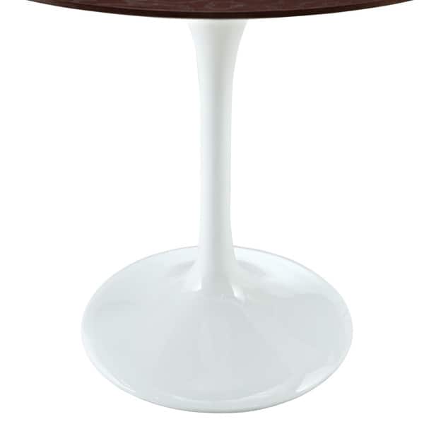 Eero Saarinen Style 36 Inch Walnut Veneer Top Tulip Dining 36 Inch Walnut Veneer Top Tulip Dining