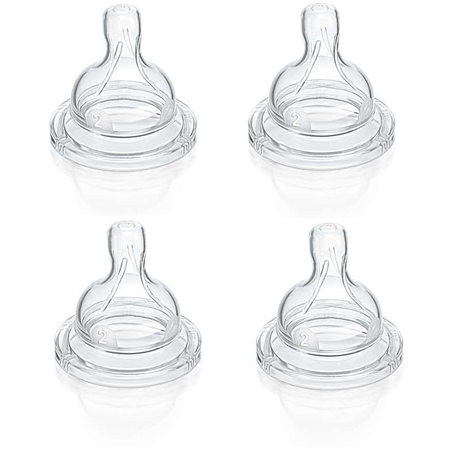 Philips Avent Bpa free Slow Flow Nipple (pack Of 4)