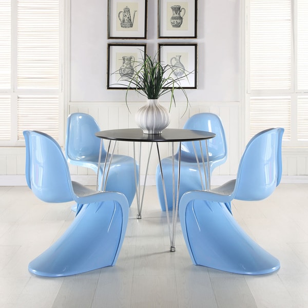 baby blue dining chairs