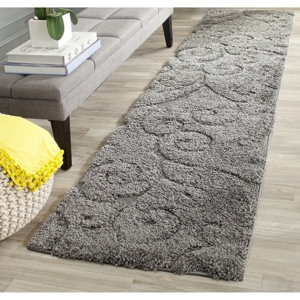 dark grey runner rug