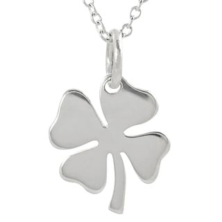 Tressa Sterling Silver Four Leaf Clover Necklace Tressa Sterling Silver Necklaces